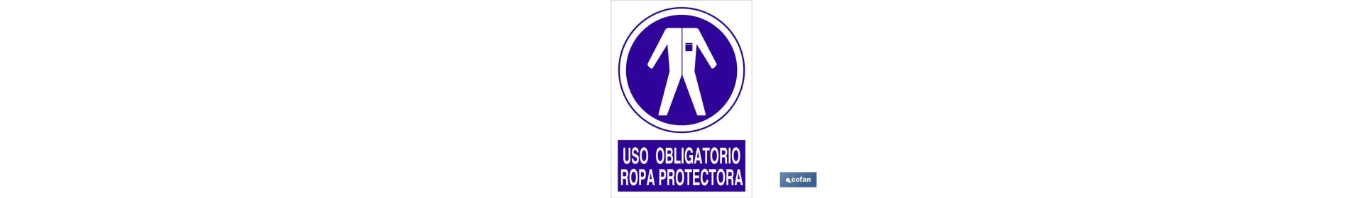 Uso obligatorio ropa protectora