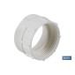 Adaptador Convertidor 1 1/2 macho - 1 1/4 hembra | Para aplicar a tubo flexible | Accesorio de Fontanería