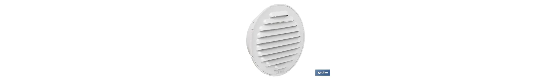 Rejilla de Ventilación para Empotrar a Tubo | Fabricada en Aluminio