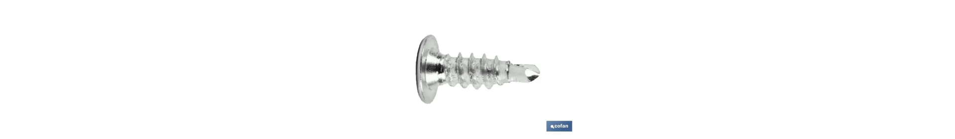 Tornillo autotaladrante cabeza extraplana Phillips INOX