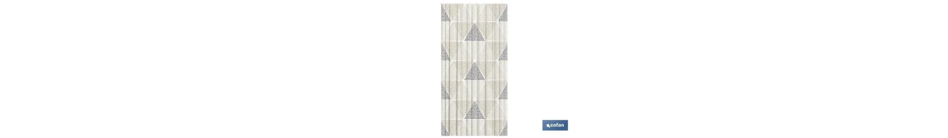 Comprar Cortina de Baño Impermeable con Estampado de Triángulos para