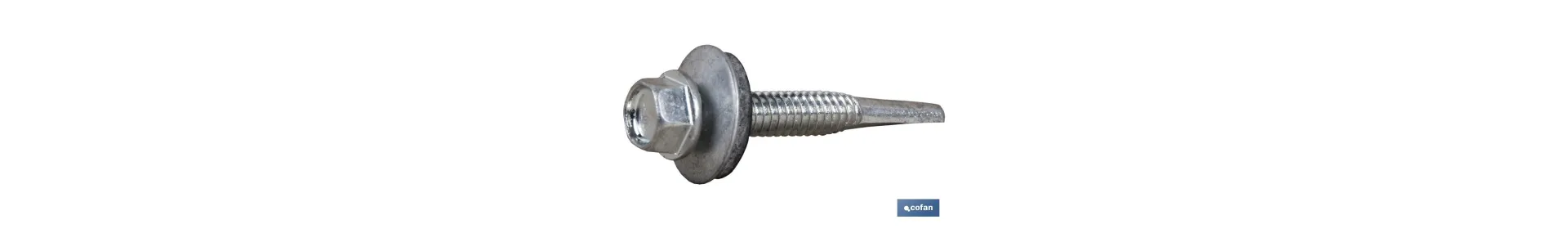 Tornillos de Cubierta con Arandela Acero/EPDM para Vigueta Zincado