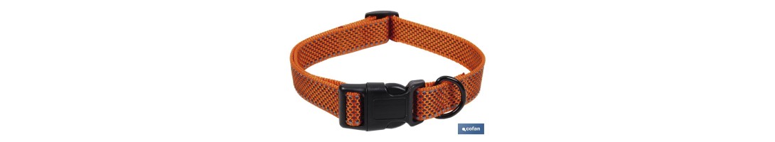 Collar Reflectante para Perros | Color Naranja | Diferentes Medidas