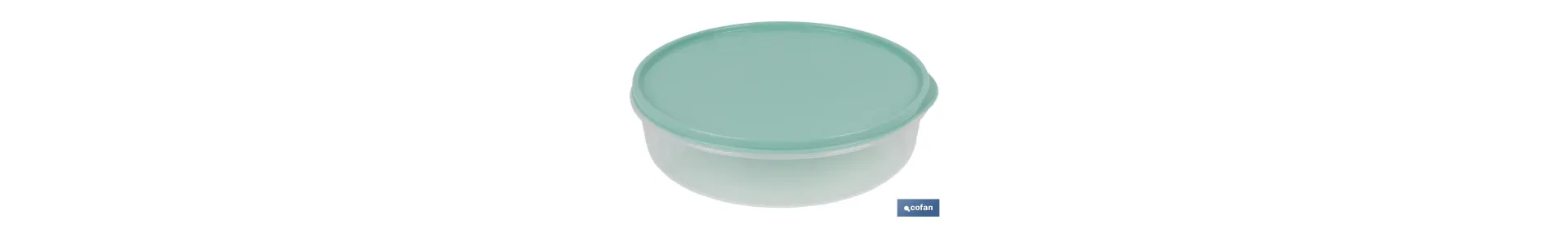 Fiambrera para Tortilla Redonda | en Tres Colores| Medida: 24,5 X 6,5
