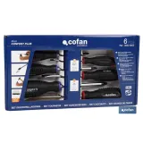 Caja de 3 destornilladores planos y 3 destornilladores Phillips | Modelo Comfort plus