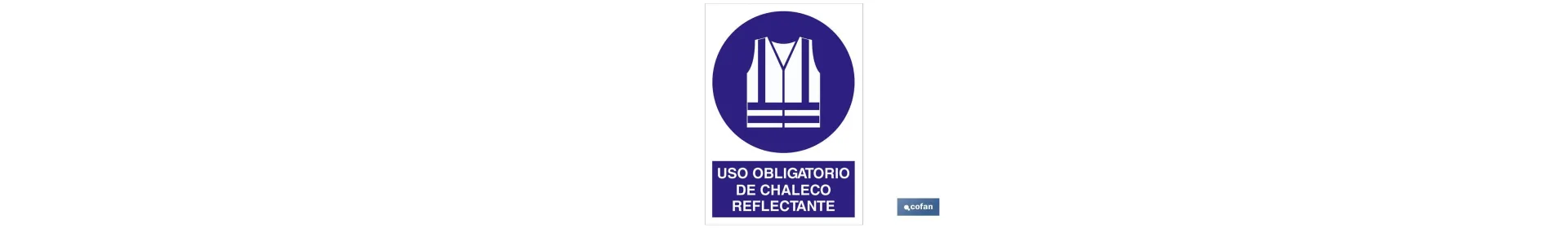 Uso obligatorio de chaleco reflectante