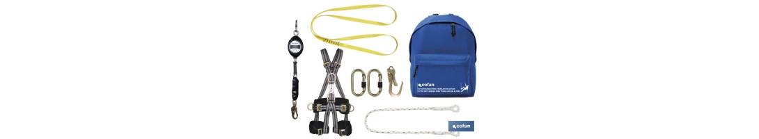 Kit anticaídas | Especial para trabajos en altura | Máxima protección y seguridad