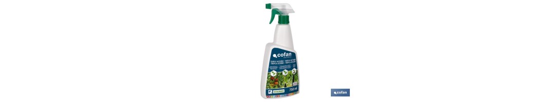 Insecticida Triple Acción Ecológico | Formato Pulverizador | Capacidad de 750 ml