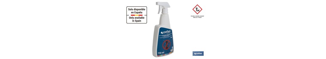 Insecticida para Hormigas | Aplicar con pulverizador | Capacidad de 750 ml