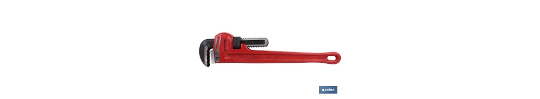 LLave Stillson Heavy Duty para Tubo | Varios tamaños | Apertura llave en varias medidas