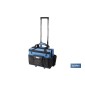 Trolley portaherramientas con múltiples bolsillos y ruedas resistentes | Medidas: 45 x 24 x 42 cm
