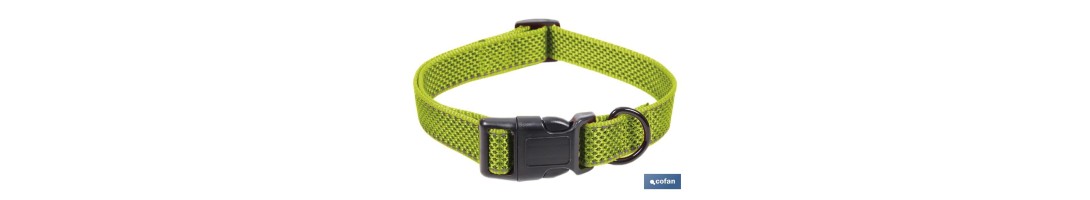 Collar Reflectante para Perros | Color Verde | Tallas S o M