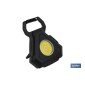 Linterna pequeña Cob Led Recargable | Mini linterna led con gancho para colgar e imán extra fuerte