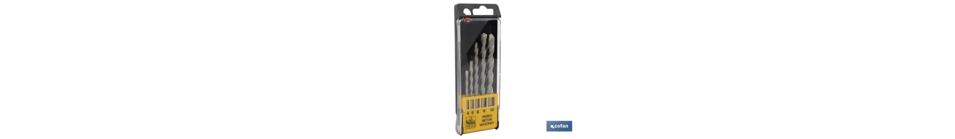 Juego de brocas para muros profesional