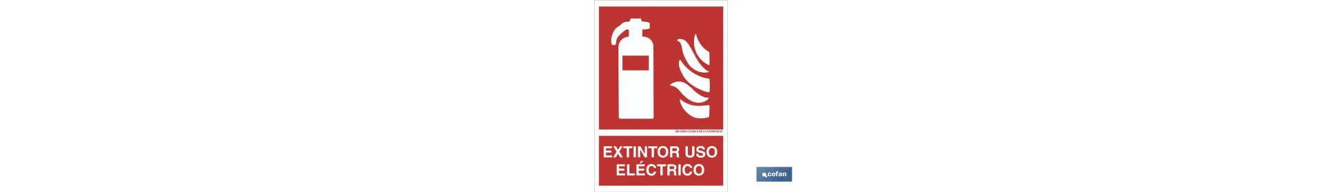 Extintor uso eléctrico