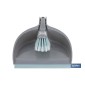 Cepillo con pala de limpieza | Borde de goma | Adecuado para el hogar, el coche, oficina | Disponible en varios colores