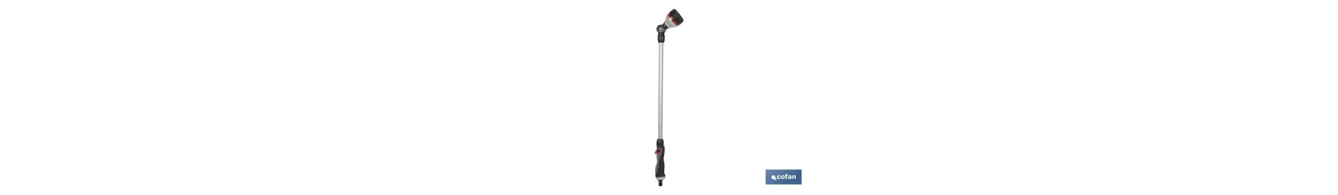 Lanza de Riego Multifunción de 76 Cm de Longitud y 6 Posiciones Riego