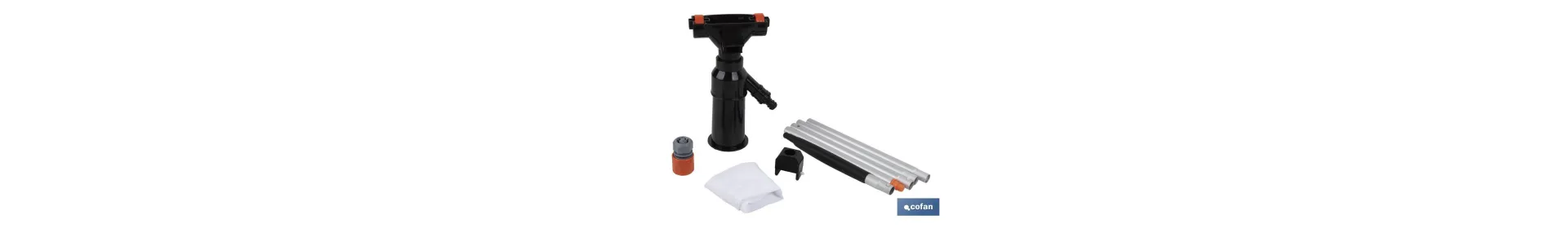 Aspirador de Piscina con Pértiga de 120 Cm | Ideal para Una Limpieza