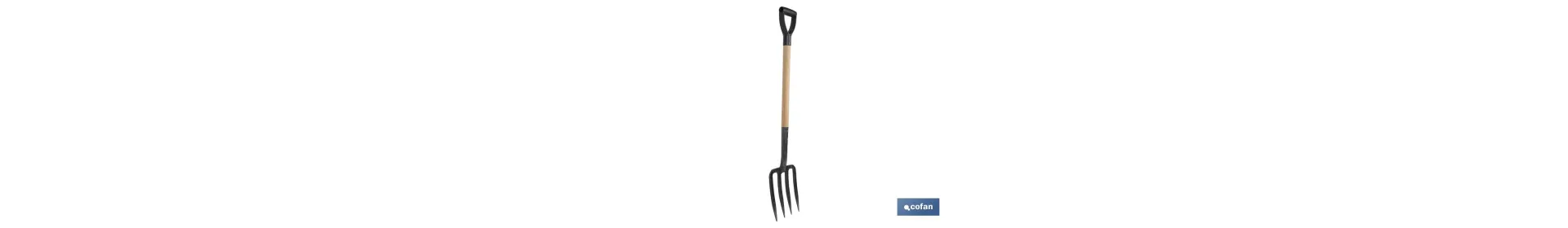Horca para Cavar de Acero Endurecido | 4 Dientes | Ideal para