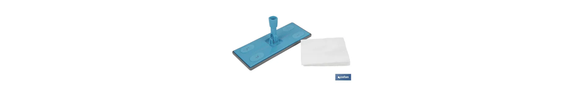 Mopa Atrapapolvo con 10 Recambios de Poliéster | Ideal para Todo Tipo