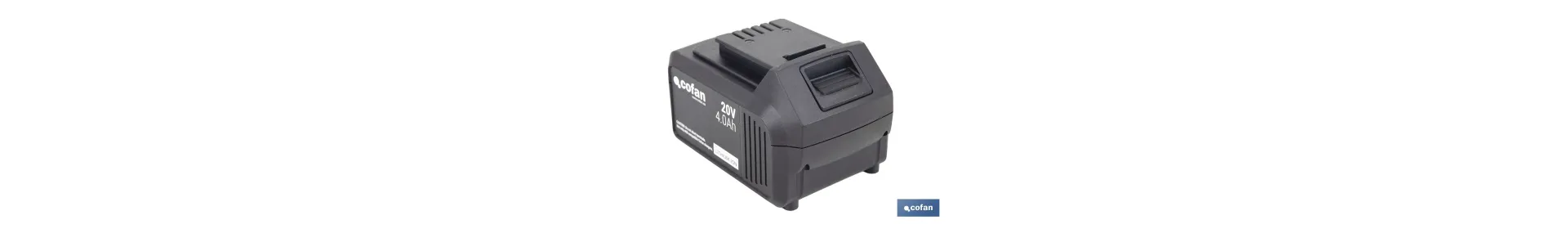 Batería de Litio Li-ion de 20 V y 4.0 Ah | Adecuada para Herramientas