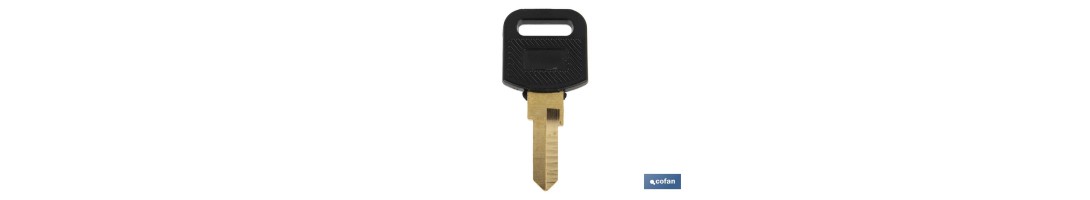 Llave en bruto adecuada para los buzones Cofan