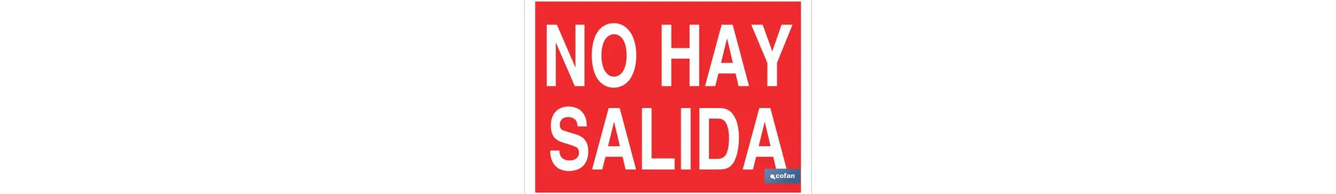 No hay salida