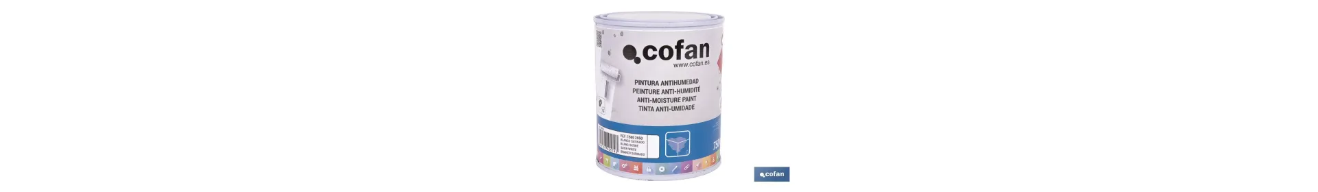 Pintura Antihumedad Sintética Blanca Satinada | Protección para