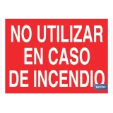 No utilizar en caso de incendio