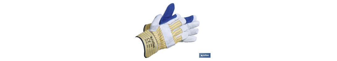 Guantes de serraje americano reforzados | Especiales para carga y descarga | Diseño industrial y resistente