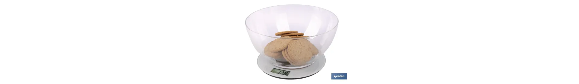 Báscula de Cocina Digital con Cuenco Transparente de 3,8 Litros |