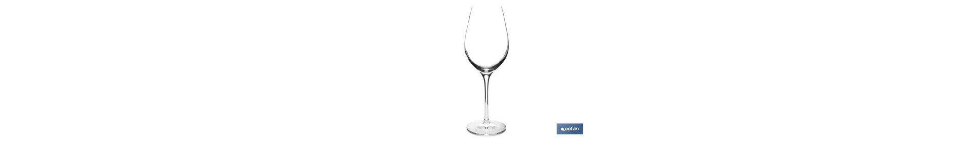 Pack de 6 copas jerezanas de cristal con tallo alto | Capacidad: 30 cl | Copas catavino para degustación