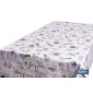Rollo de hule con estampado de lavanda | Impermeable | Protección y estilo para la mesa