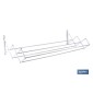 Tendedero de pared extensible en aluminio pulido | Medida: 100 cm | 5 Varillas con 5 metros de área de tendido | Ideal para Int